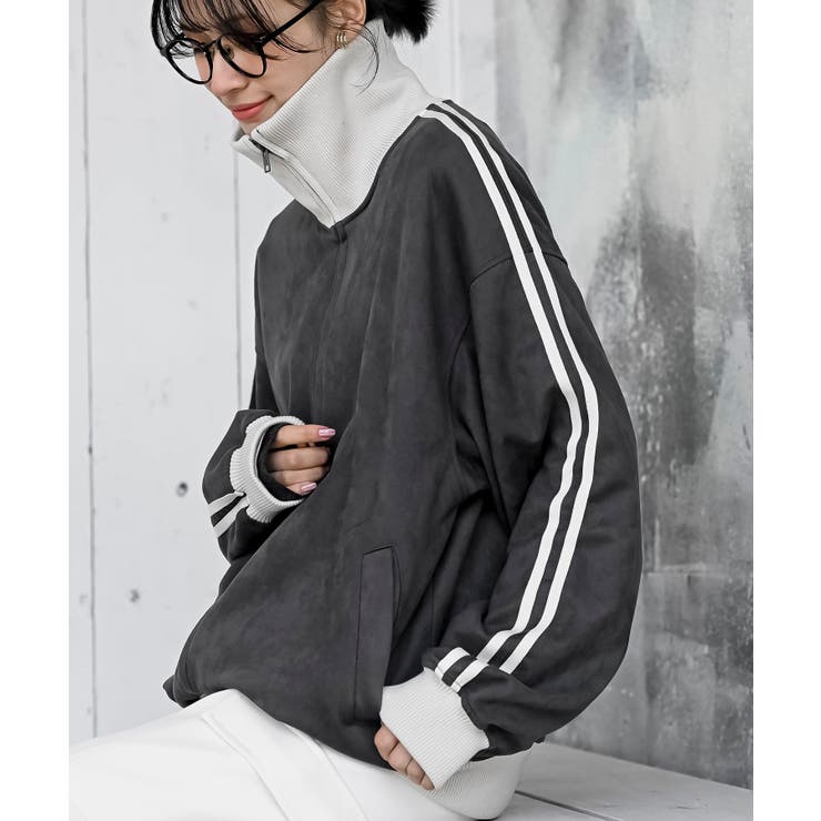 ブラック | スエードポンチトラックジャケット | rps