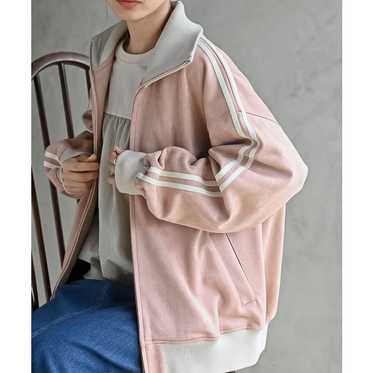 ピンク | スエードポンチトラックジャケット | rps