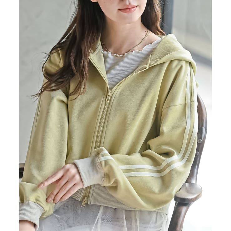 スエードポンチフードトラックジャケット | rps | 詳細画像1 