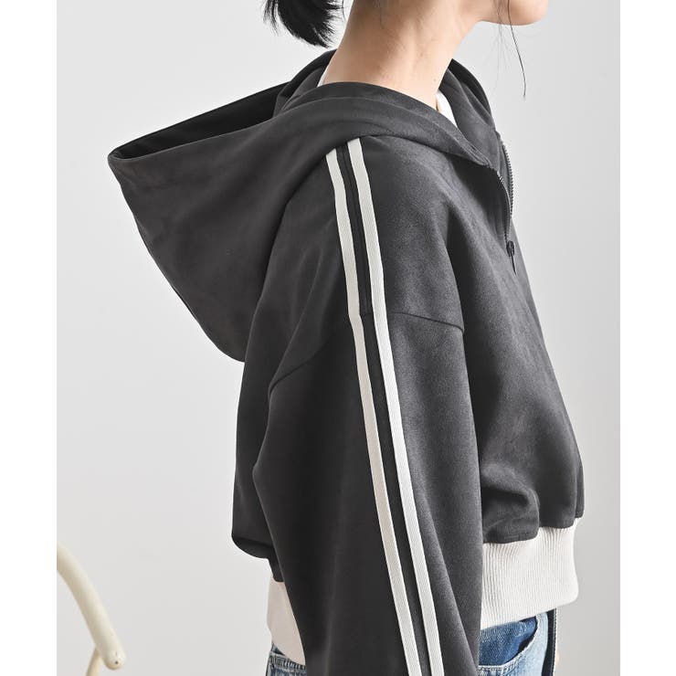 スエードポンチフードトラックジャケット | rps | 詳細画像23 