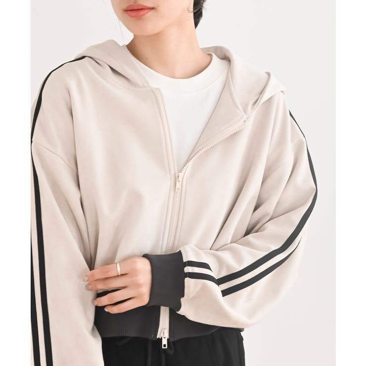 スエードポンチフードトラックジャケット | rps | 詳細画像6 