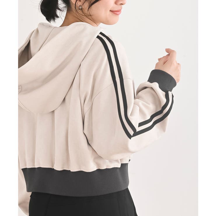 スエードポンチフードトラックジャケット | rps | 詳細画像9 