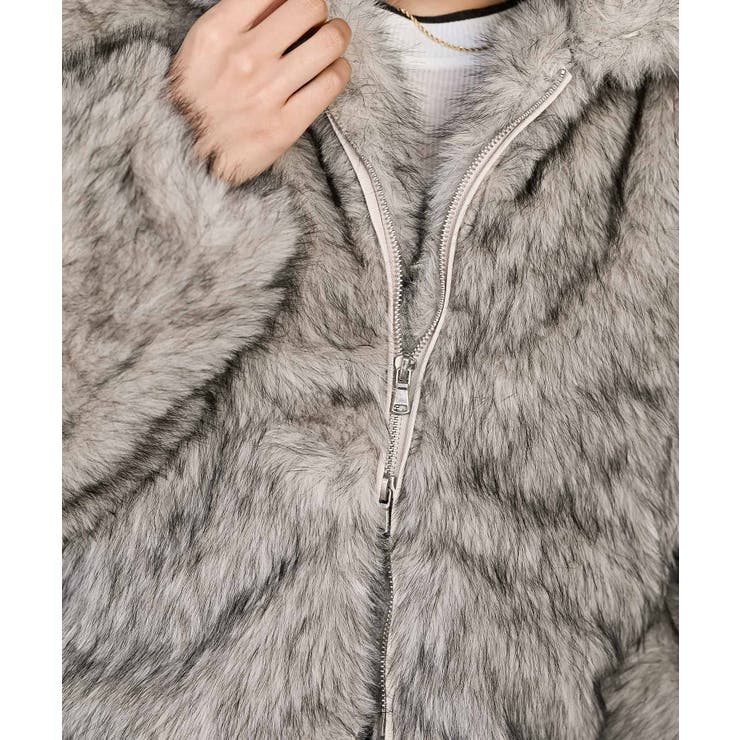 ミックスファー２ＷＡＹブルゾン | rps | 詳細画像11 