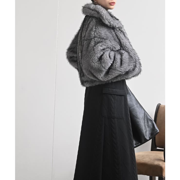 ミックスファー２ＷＡＹブルゾン | rps | 詳細画像21 