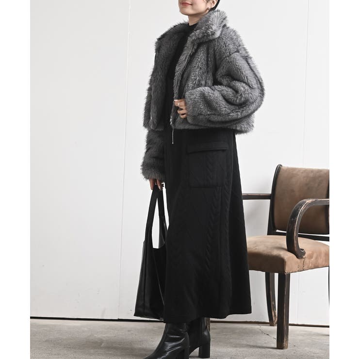 ミックスファー２ＷＡＹブルゾン | rps | 詳細画像23 