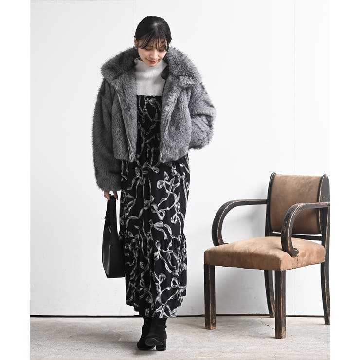 ミックスファー２ＷＡＹブルゾン | rps | 詳細画像28 