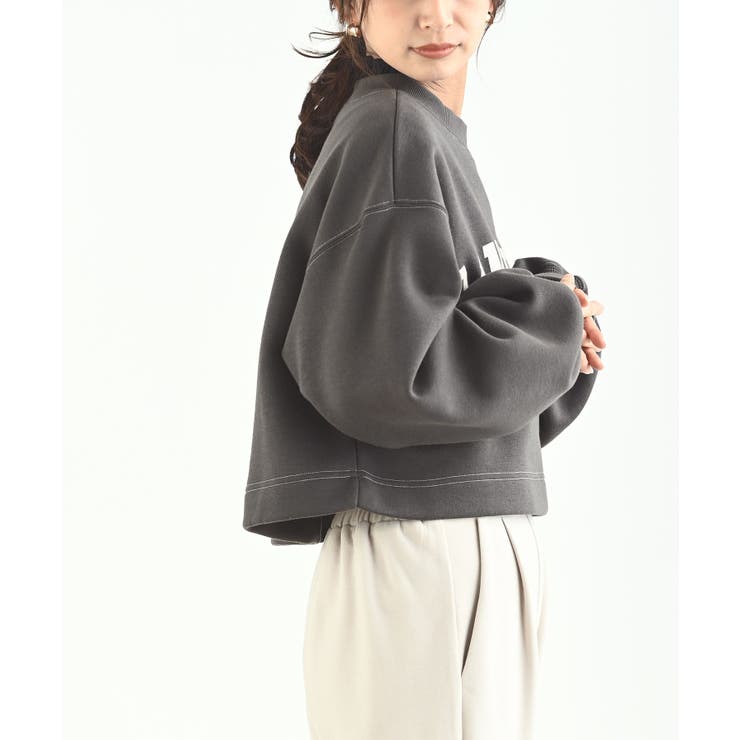 カレッジプリントショート丈プルオーバー | rps | 詳細画像16 