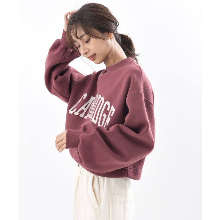 カレッジプリントショート丈プルオーバー | rps | 詳細画像39 