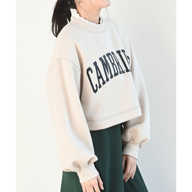 カレッジプリントショート丈プルオーバー | rps | 詳細画像8 