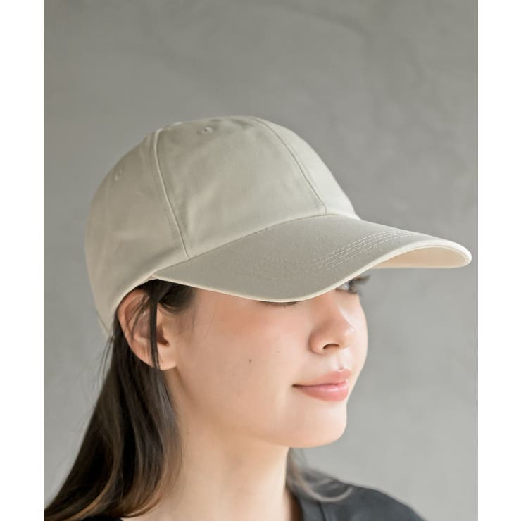 アイボリー | つば長深めキャップ | rps