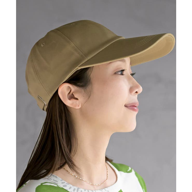 ベージュ | つば長深めキャップ | rps