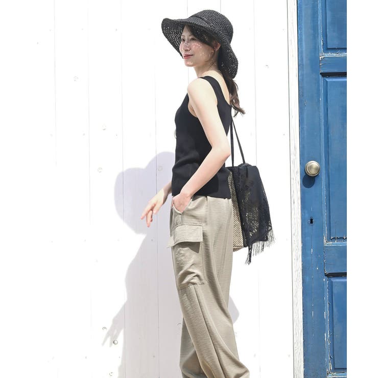 手編みつば広ペーパーハット | rps | 詳細画像13 