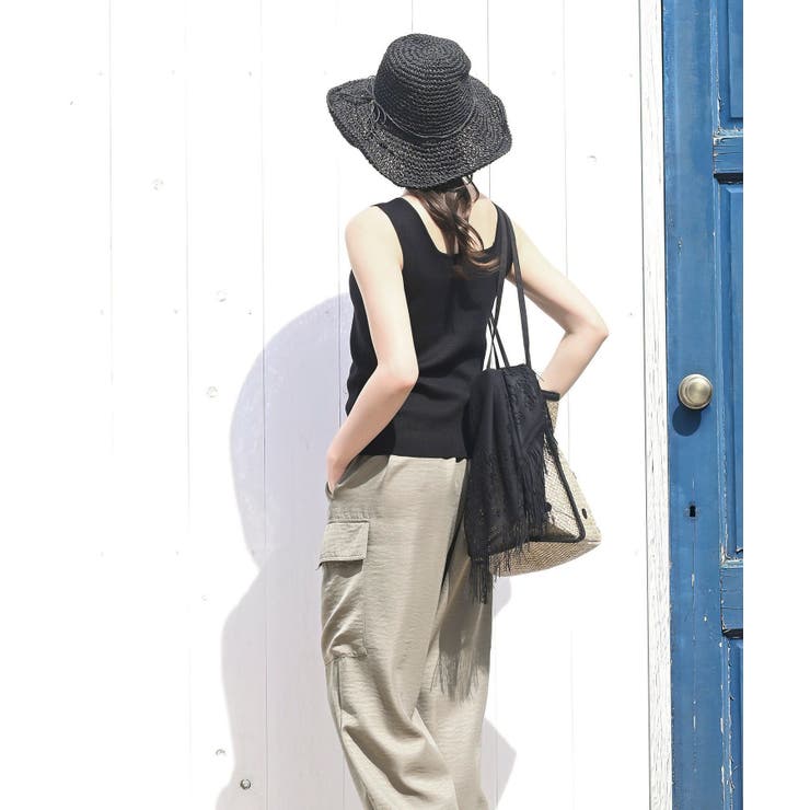 手編みつば広ペーパーハット | rps | 詳細画像14 