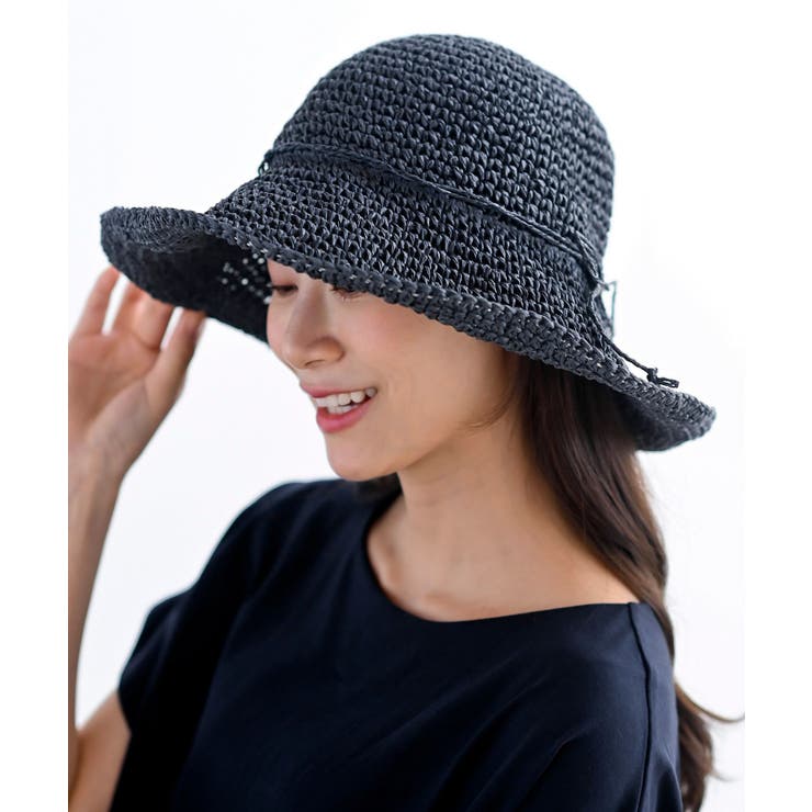 手編みつば広ペーパーハット | rps | 詳細画像26 