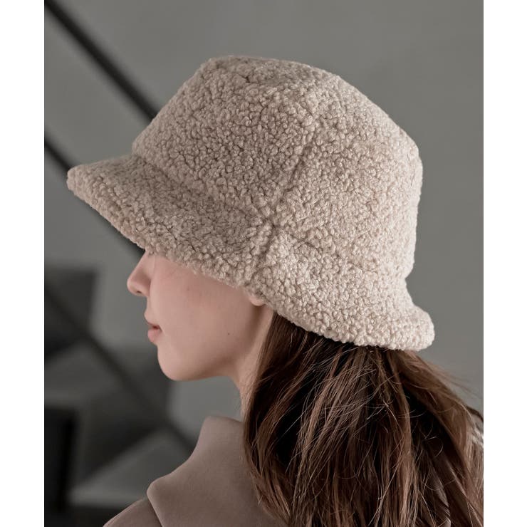 モカ | ボアバケットハット | rps