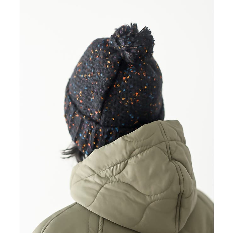 ポンポン付きカラーネップニット帽 | rps | 詳細画像17 