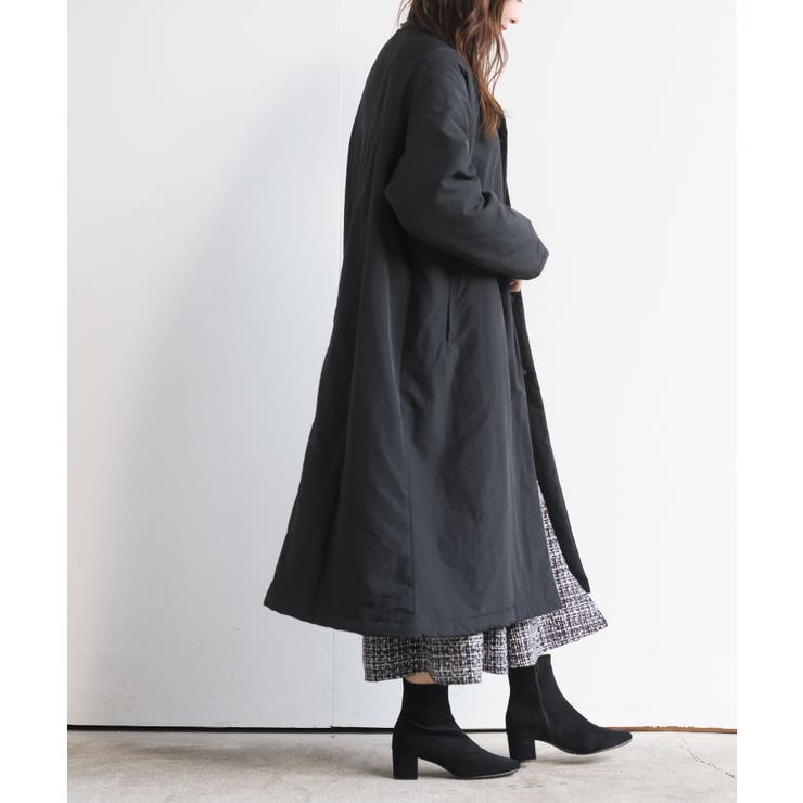 arts&science 毛100% ロング コート 紺 ノーカラー 楽天市場】arts&science コートの通販