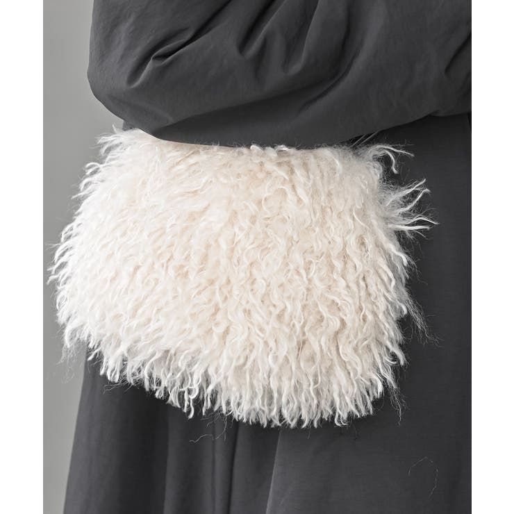 ロングフェイクファー巾着ポシェット | rps | 詳細画像9 