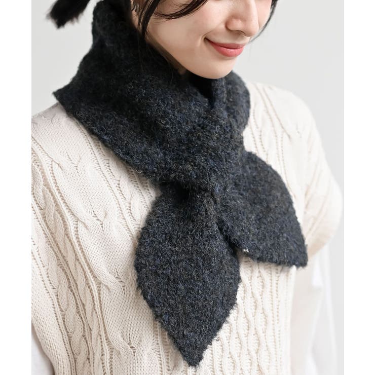 ブラック | ブークレーさしこみマフラー | rps