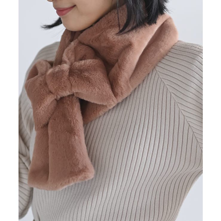 リボンフェイクファーマフラー | rps | 詳細画像10 