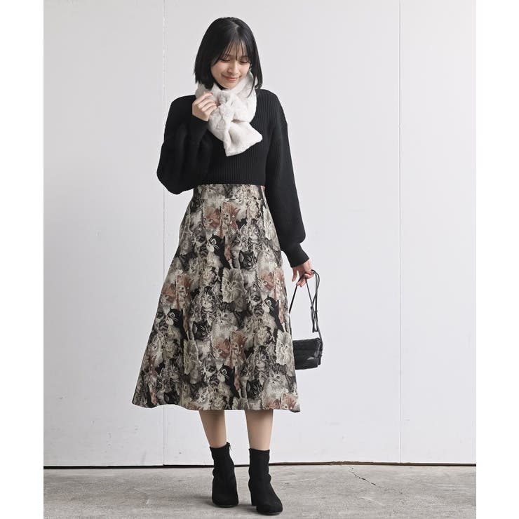 リボンフェイクファーマフラー | rps | 詳細画像2 