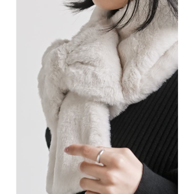 リボンフェイクファーマフラー | rps | 詳細画像5 