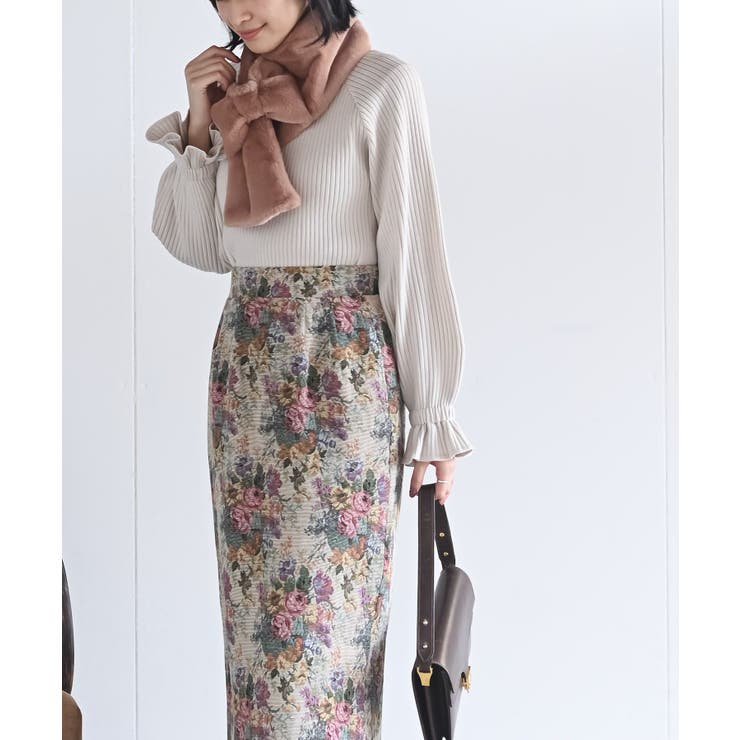 リボンフェイクファーマフラー | rps | 詳細画像9 