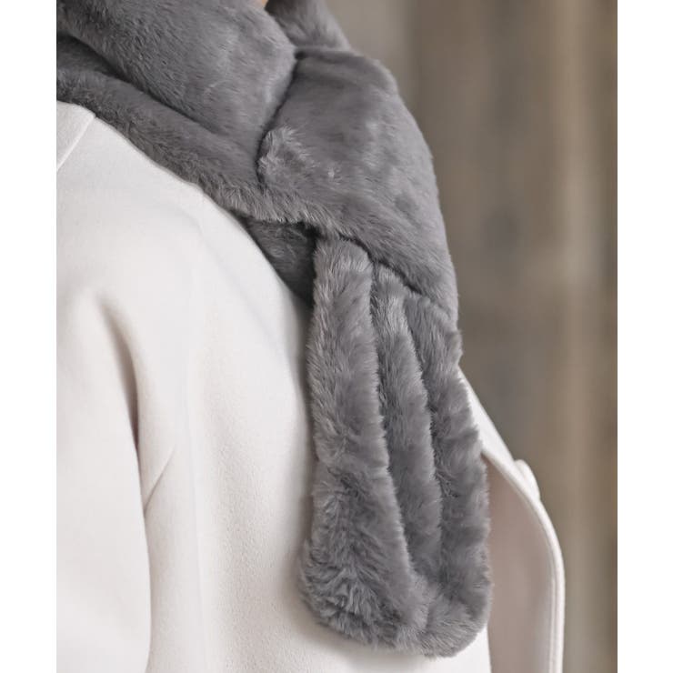 リブ編みニット×フェイクファーマフラー | rps | 詳細画像18 