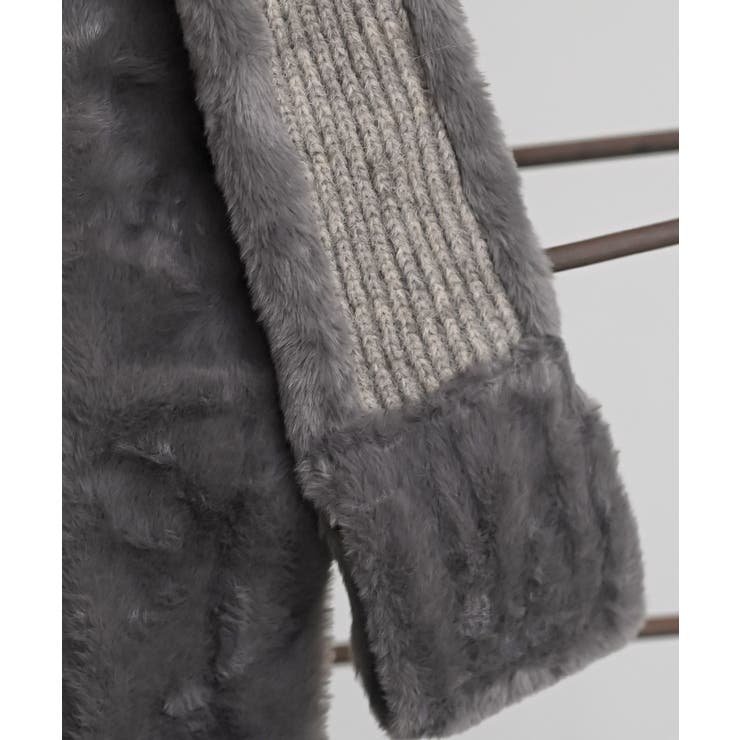 リブ編みニット×フェイクファーマフラー | rps | 詳細画像21 