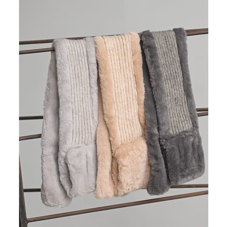 リブ編みニット×フェイクファーマフラー | rps | 詳細画像22 