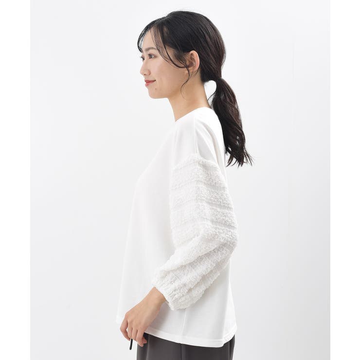 ポコポコスリーブ切替７分袖プルオーバー | rps | 詳細画像18 