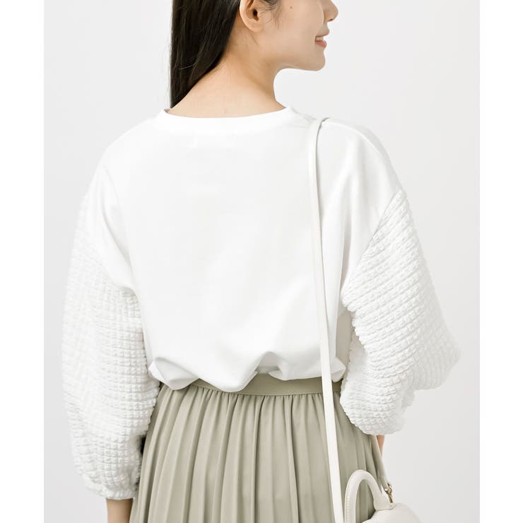 ポコポコスリーブ切替７分袖プルオーバー | rps | 詳細画像8 