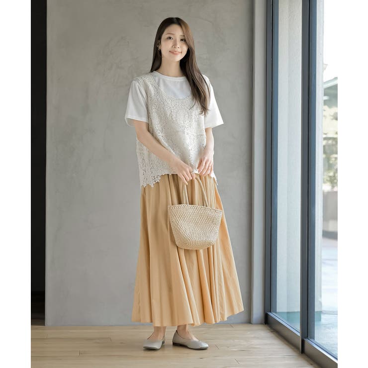 ＴシャツＳＥＴカギ針ビスチェアンサンブル | rps | 詳細画像18 