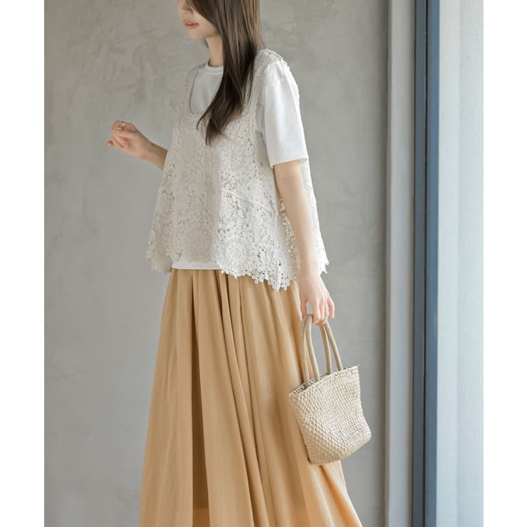 ＴシャツＳＥＴカギ針ビスチェアンサンブル | rps | 詳細画像19 