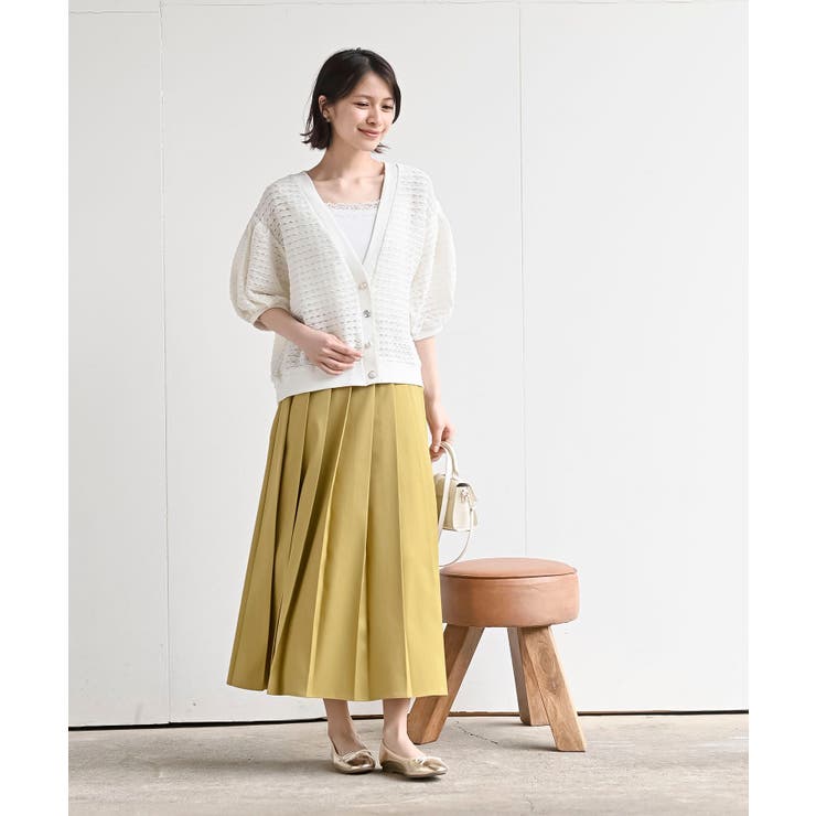 多釦ボリュームスリーブレースショートカーディガン | rps | 詳細画像10 