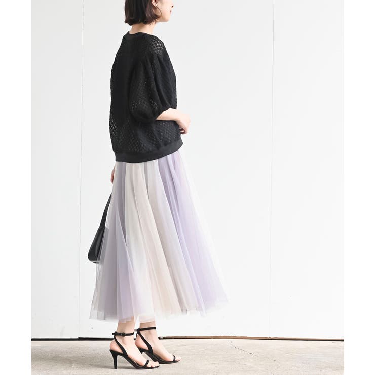 多釦ボリュームスリーブレースショートカーディガン | rps | 詳細画像21 