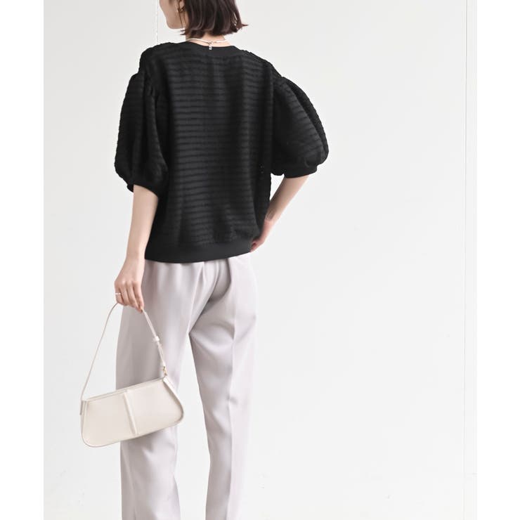 多釦ボリュームスリーブレースショートカーディガン | rps | 詳細画像28 