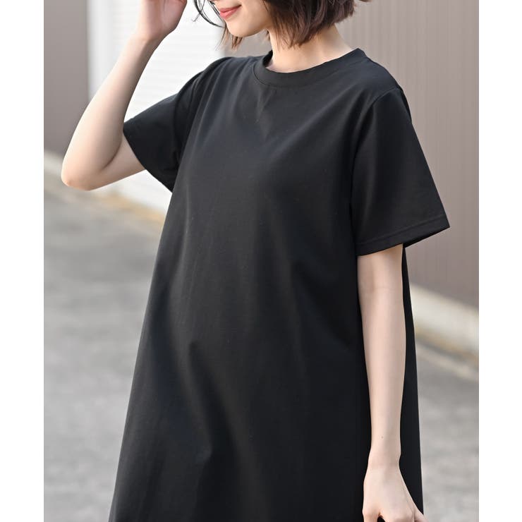 カギ針ベスト×Ｔシャツワンピースアンサンブル | rps | 詳細画像20 