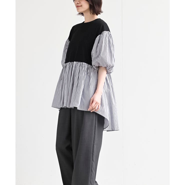 ボリュームスリーブ異素材切替プルオーバー | rps | 詳細画像12 