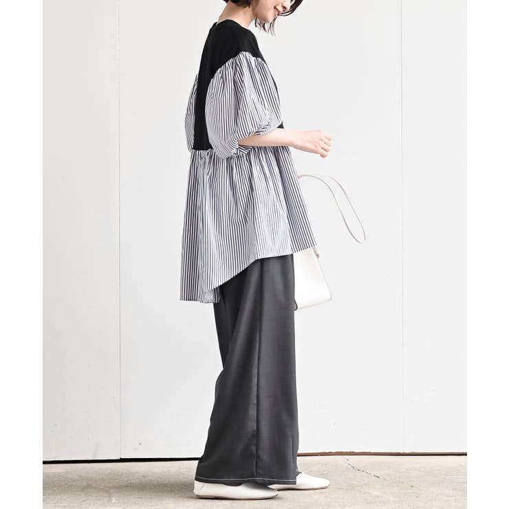 ボリュームスリーブ異素材切替プルオーバー | rps | 詳細画像14 