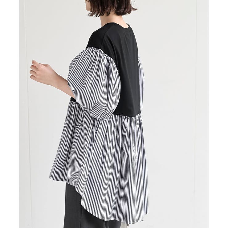 ボリュームスリーブ異素材切替プルオーバー | rps | 詳細画像16 