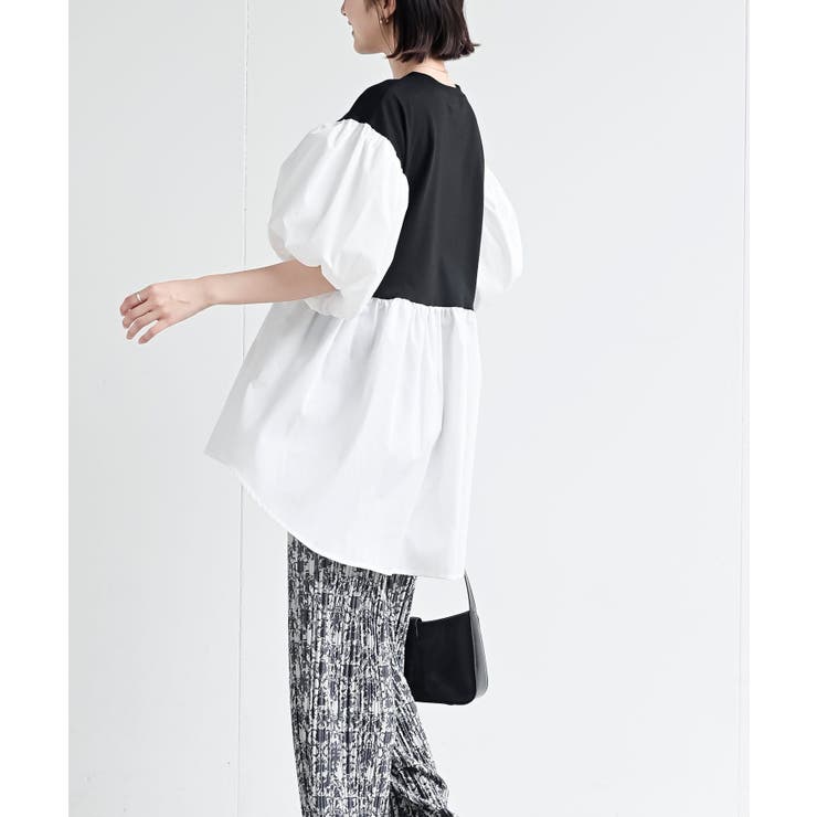 ボリュームスリーブ異素材切替プルオーバー | rps | 詳細画像3 