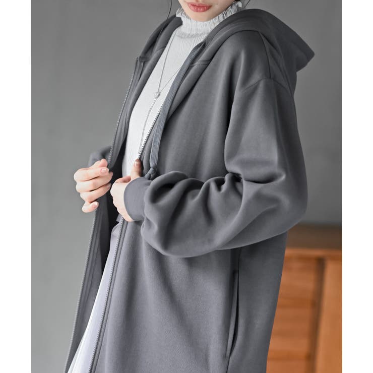 フロントＺＩＰＢＩＧパーカーワンピース | rps | 詳細画像7 