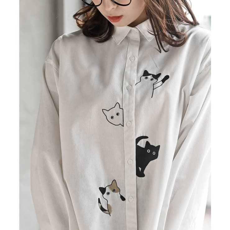 ひょっこりキャットシャツ | rps | 詳細画像6 