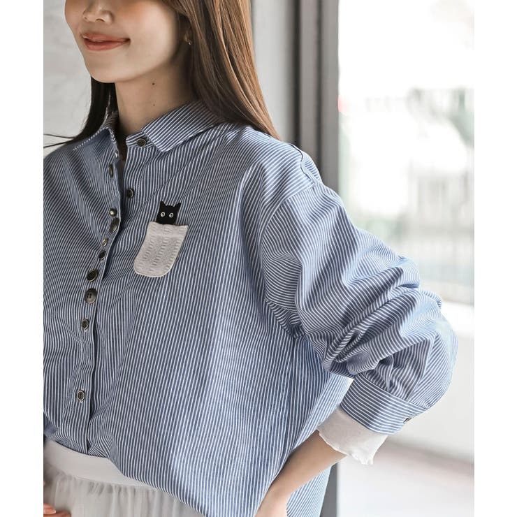 多釦キャットシャツ | rps | 詳細画像15 