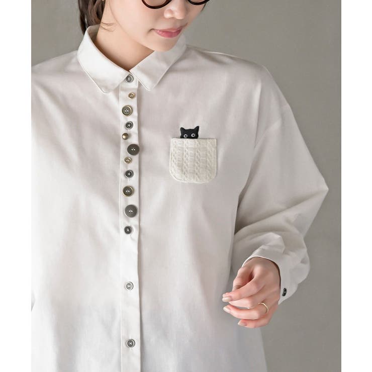 多釦キャットシャツ | rps | 詳細画像22 