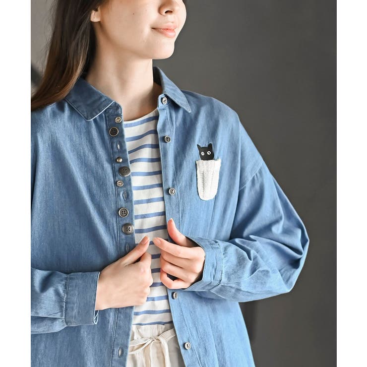 多釦キャットシャツ | rps | 詳細画像6 
