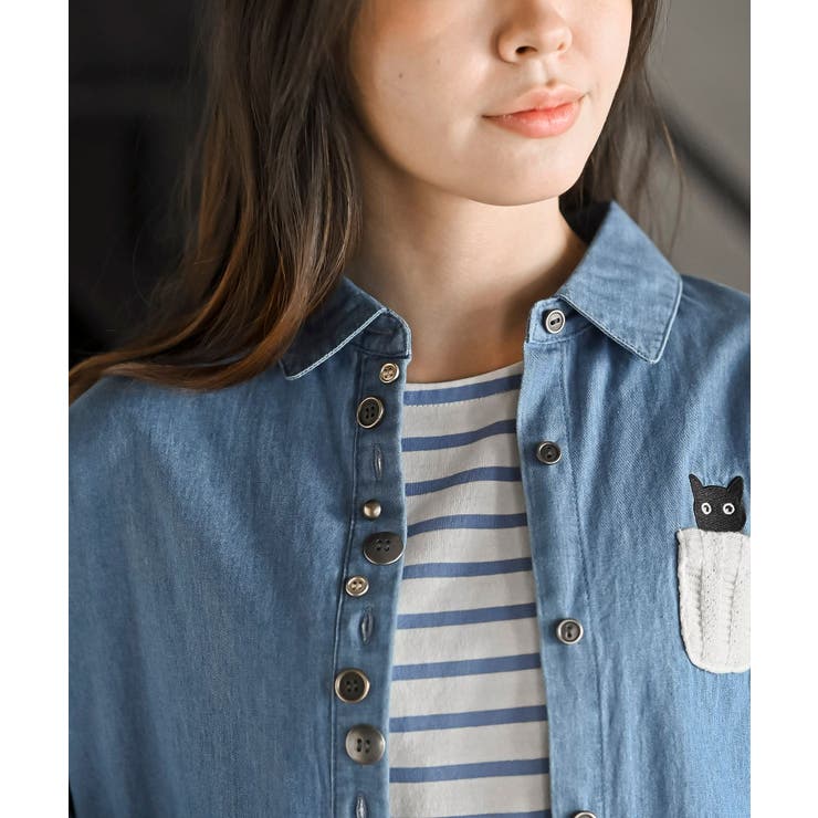 多釦キャットシャツ | rps | 詳細画像9 