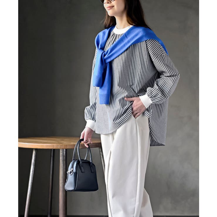 リブ使いブラウス | rps | 詳細画像11 