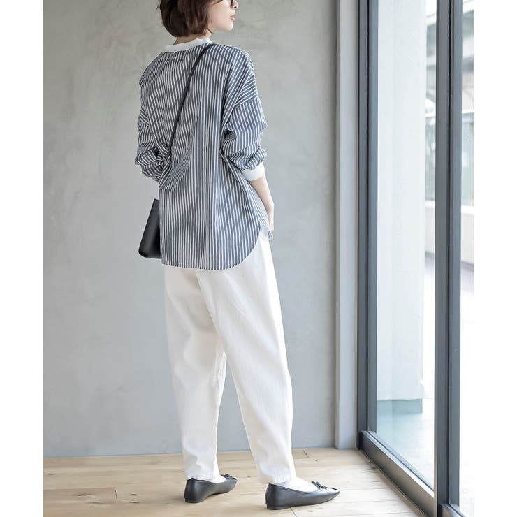 リブ使いブラウス | rps | 詳細画像22 